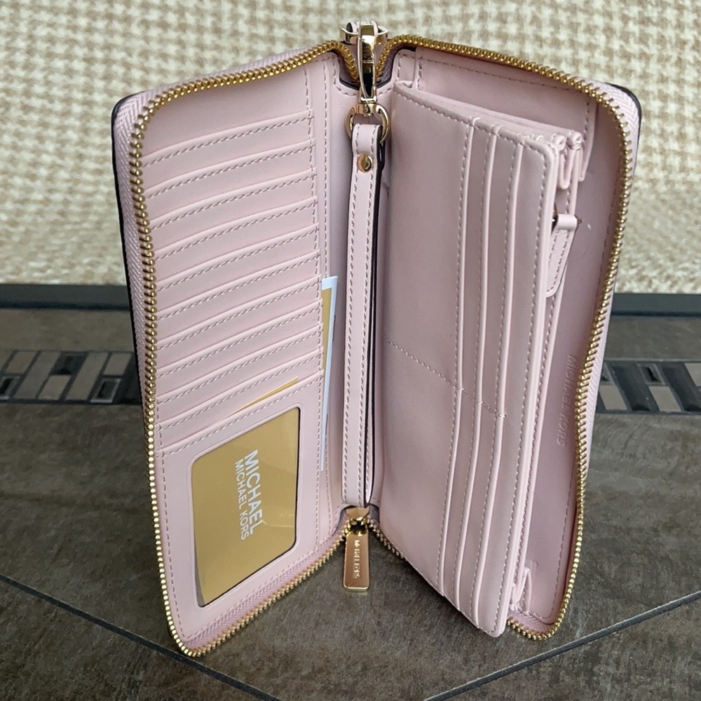 Michael Kors Jet Set Travel Large Travel CONTINENTAL Wristlet-Wallet - Picture 3 of 16